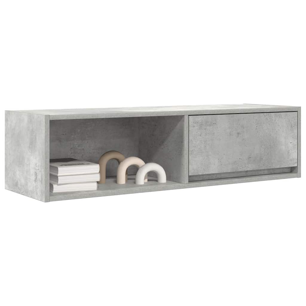 Dulapuri TV 2 buc Beton Gri 100x31x25,5 cm Lemn prelucrat GartenMobel Dekor