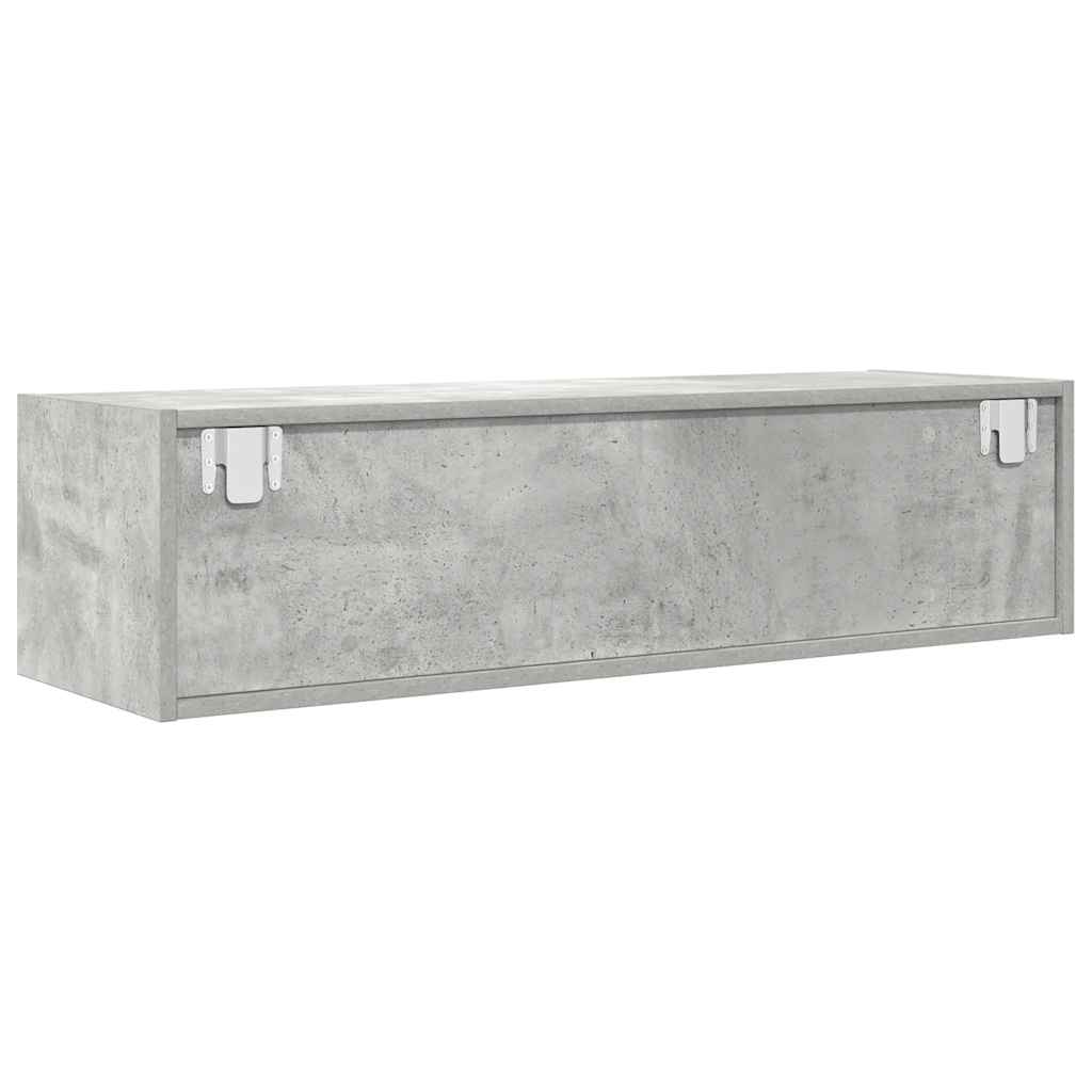 Dulapuri TV 2 buc Beton Gri 100x31x25,5 cm Lemn prelucrat GartenMobel Dekor