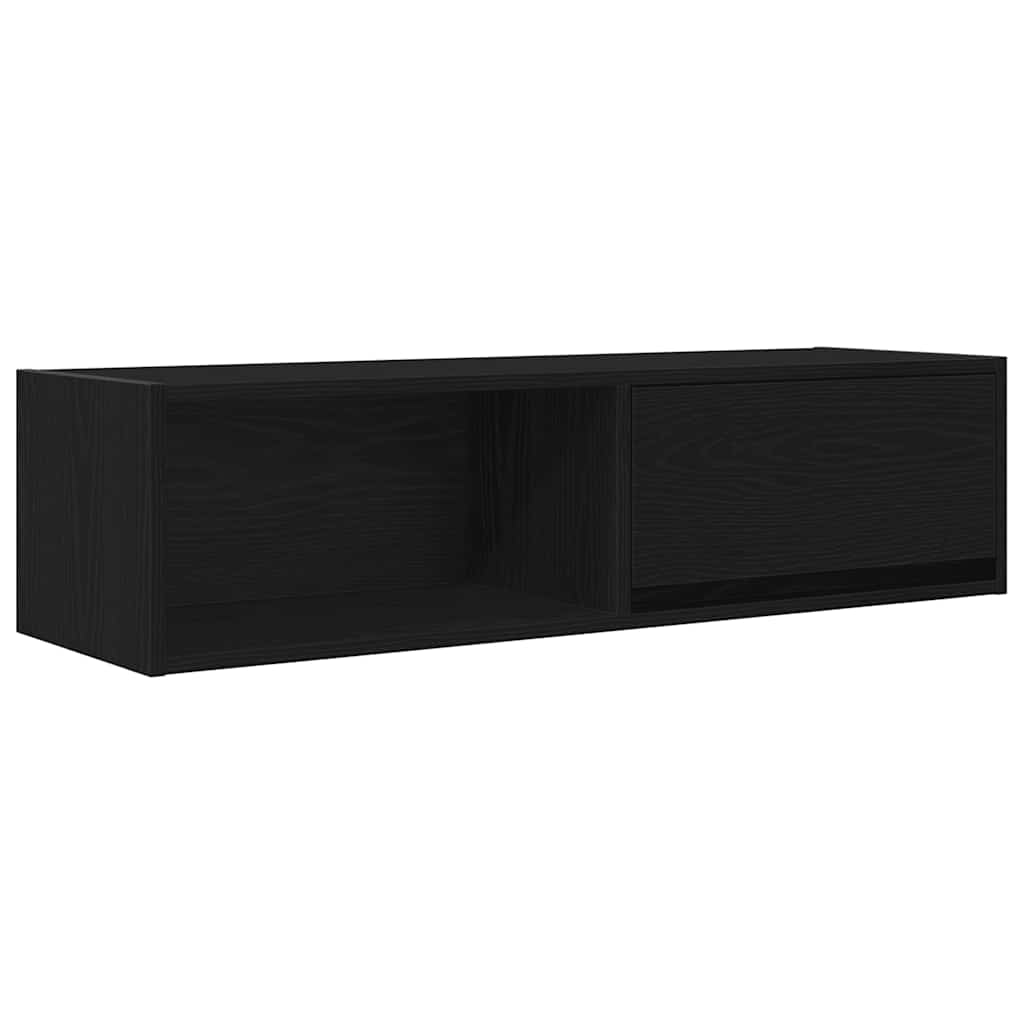 Dulapuri TV 2 buc Stejar negru 100x31x25,5 cm Lemn prelucrat GartenMobel Dekor