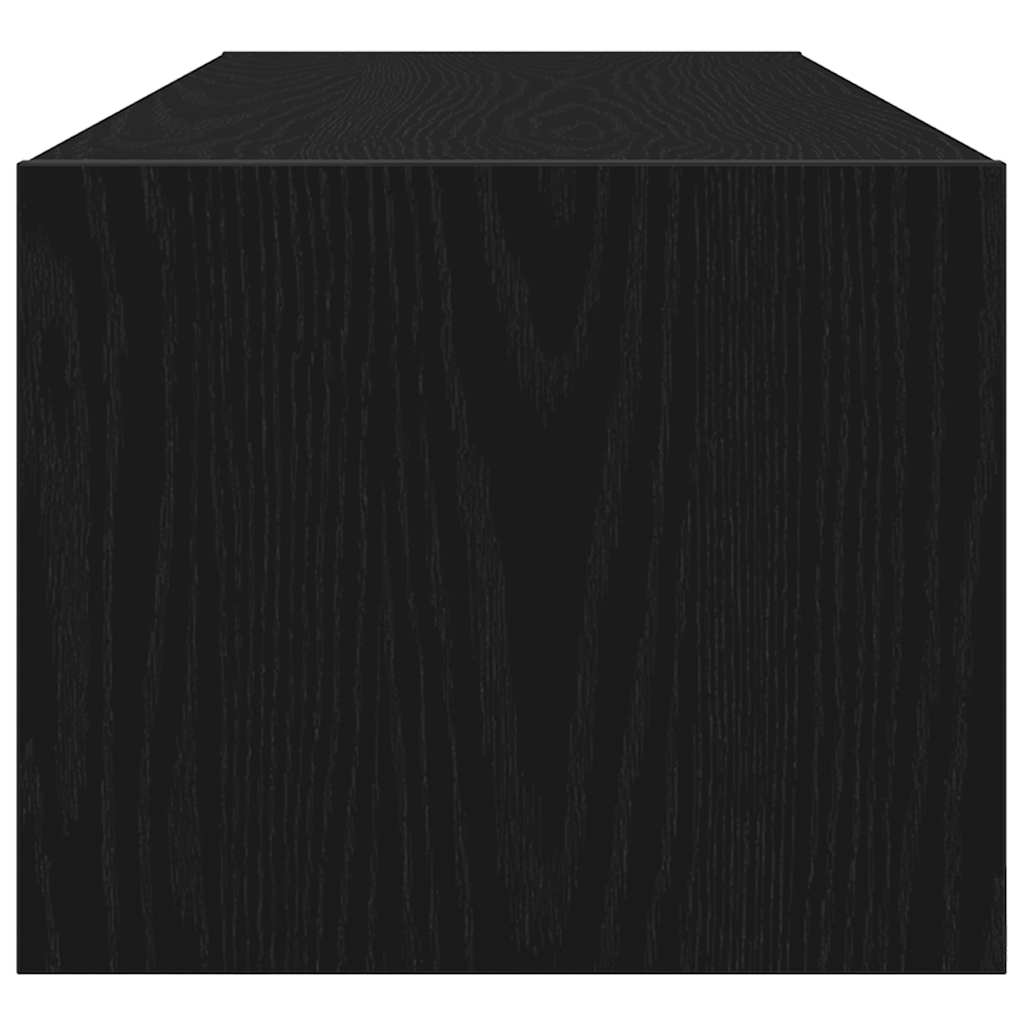 Dulapuri TV 2 buc Stejar negru 100x31x25,5 cm Lemn prelucrat GartenMobel Dekor