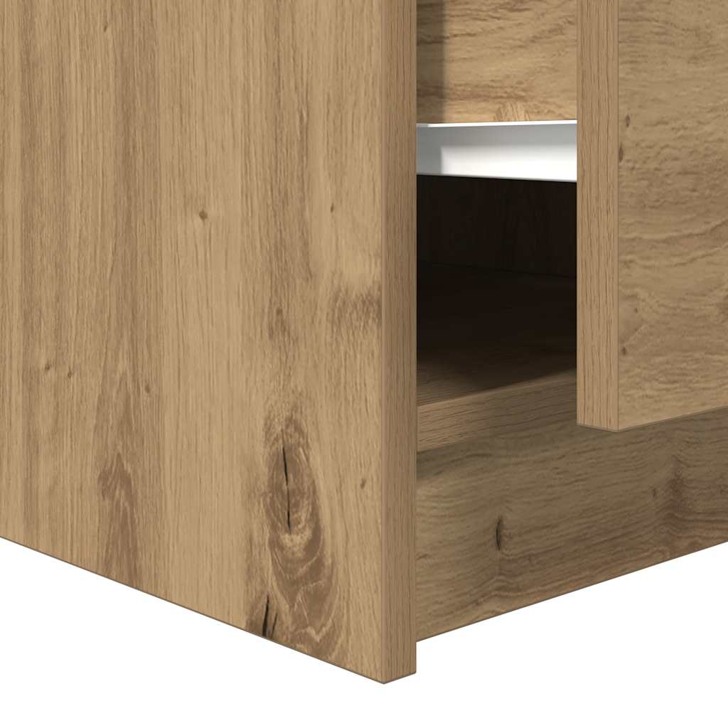 Masuta de cafea cu sertare Artisan Stejar 70,5x70x40 cm GartenMobel Dekor
