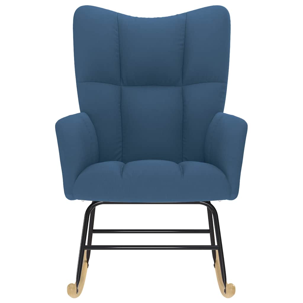 Scaun balansoar, albastru, material textil GartenMobel Dekor