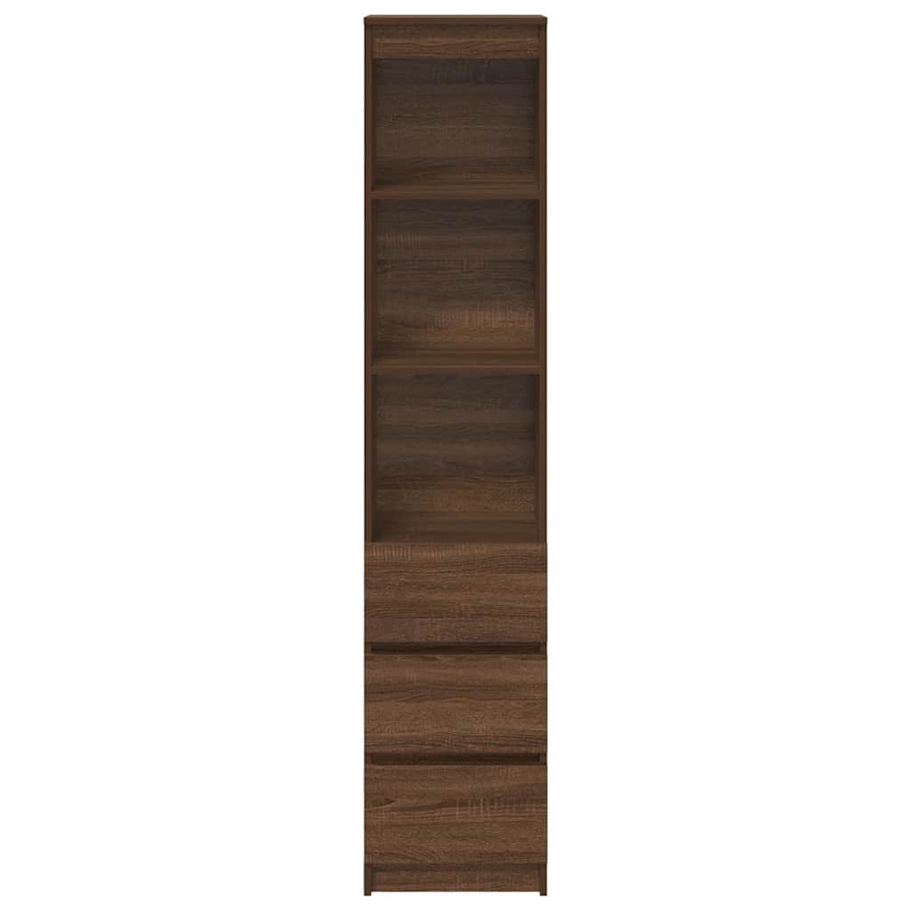 Dulap Stejar maro 37,5x35x180 cm Lemn prelucrat GartenMobel Dekor