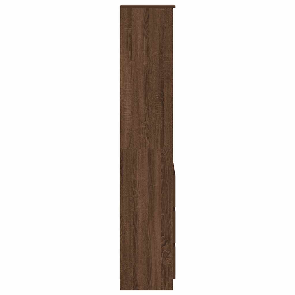 Dulap Stejar maro 37,5x35x180 cm Lemn prelucrat GartenMobel Dekor