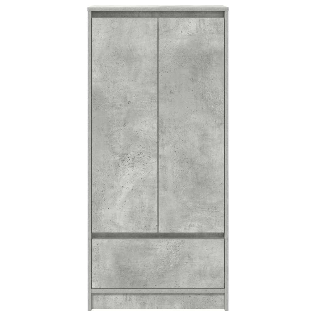 Dulap cu sertar Beton Gri 55,5x34x119,5 cm Lemn prelucrat GartenMobel Dekor