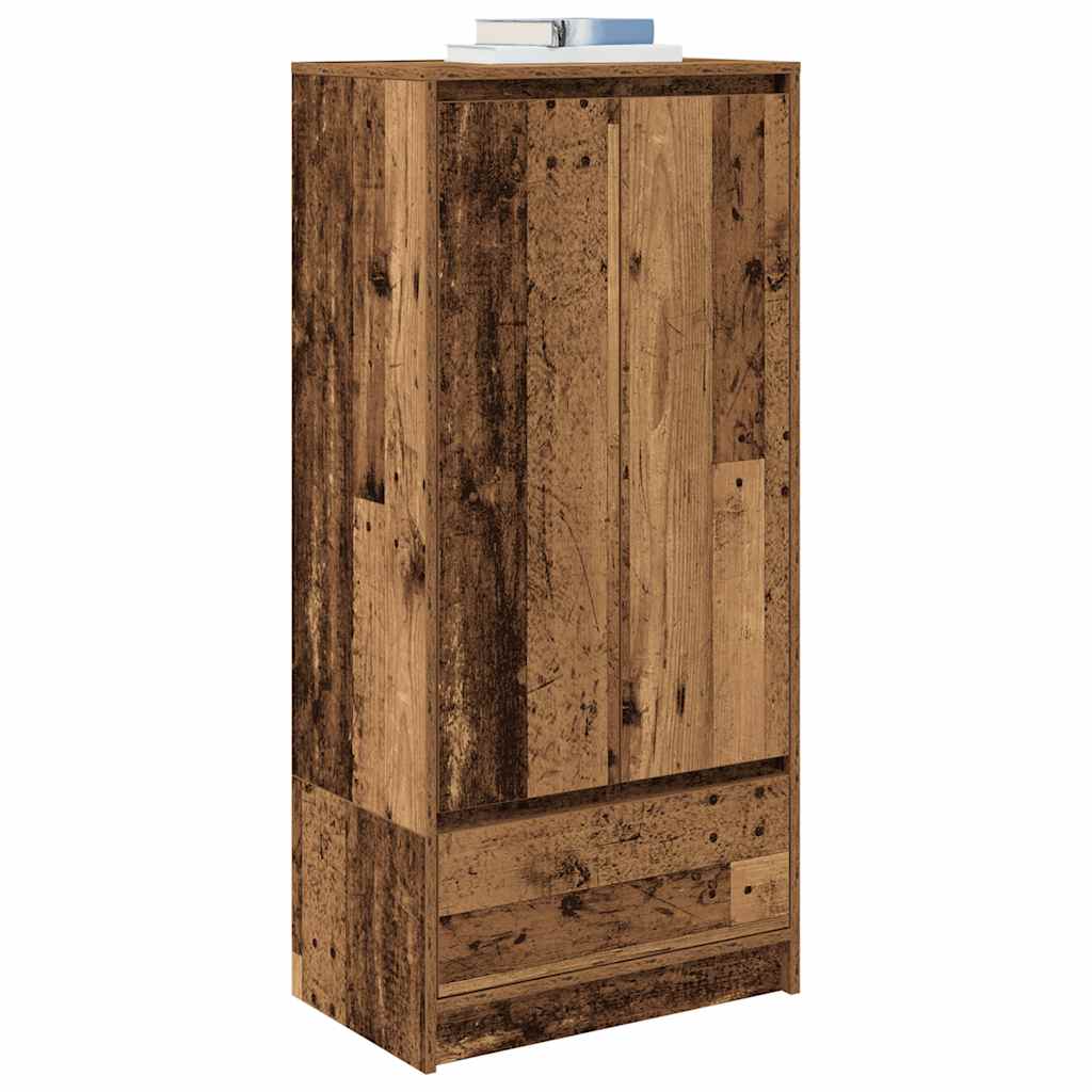 Dulap cu sertar Lemn vechi 55,5x34x119,5 cm Lemn prelucrat GartenMobel Dekor