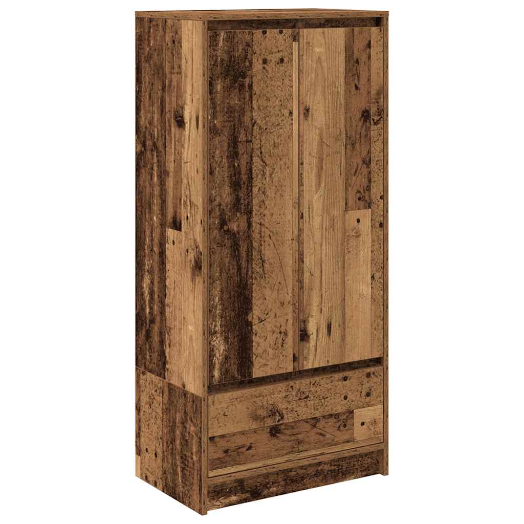 Dulap cu sertar Lemn vechi 55,5x34x119,5 cm Lemn prelucrat GartenMobel Dekor
