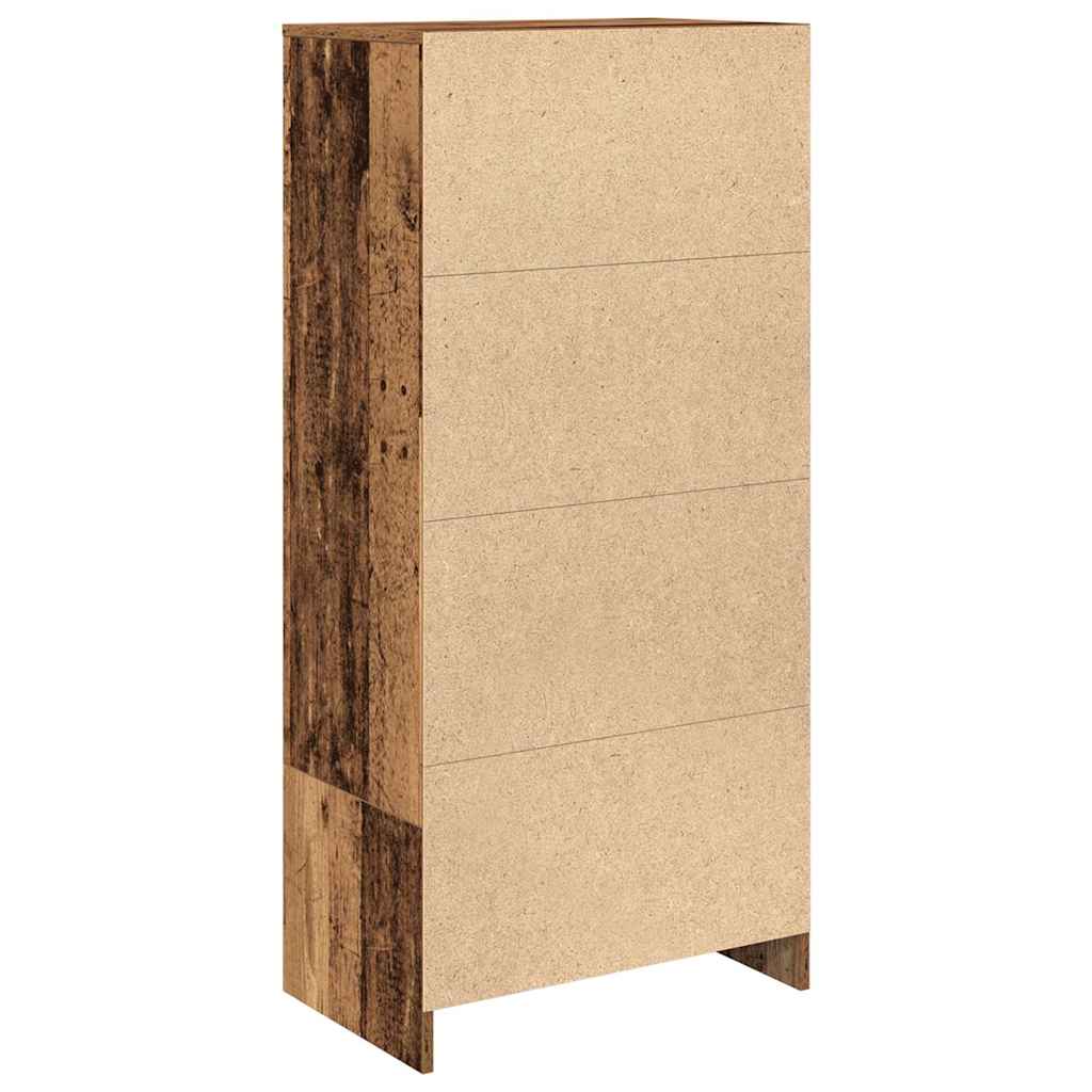Dulap cu sertar Lemn vechi 55,5x34x119,5 cm Lemn prelucrat GartenMobel Dekor