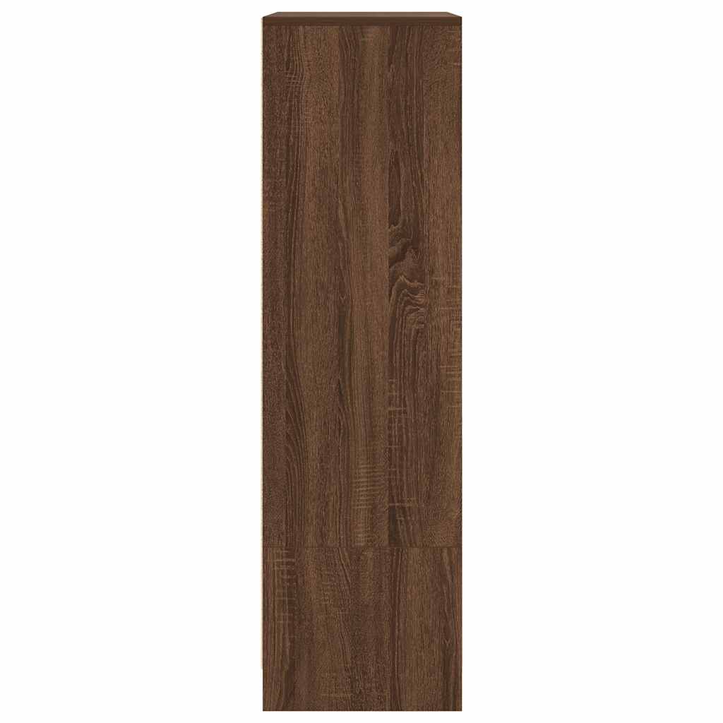 Dulap cu sertar stejar maro 55,5x34x119,5 cm Lemn prelucrat GartenMobel Dekor