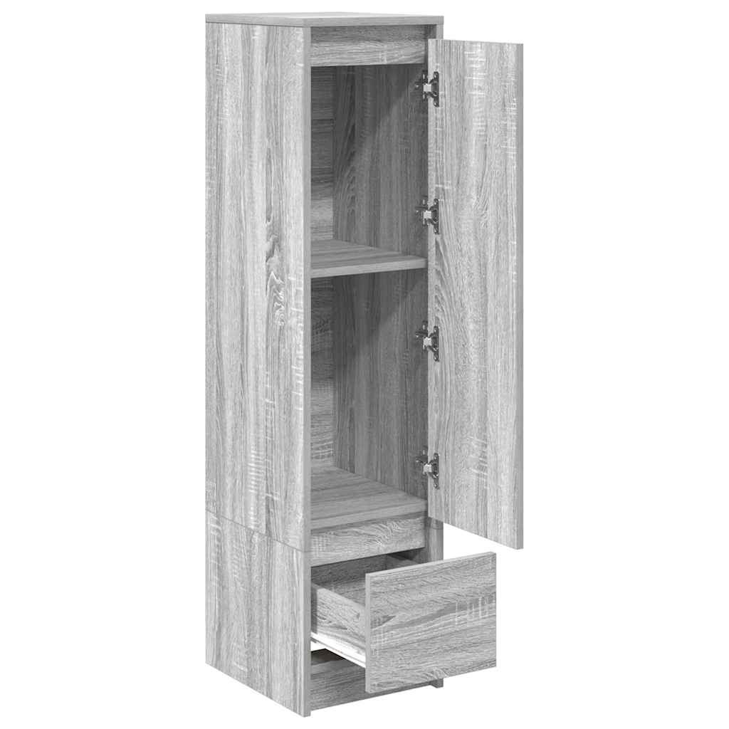 Dulapuri gri Sonoma 29,5x34x119,5 cm Lemn prelucrat GartenMobel Dekor