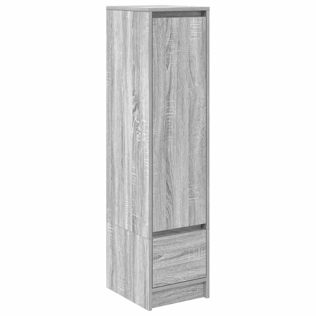 Dulapuri gri Sonoma 29,5x34x119,5 cm Lemn prelucrat GartenMobel Dekor