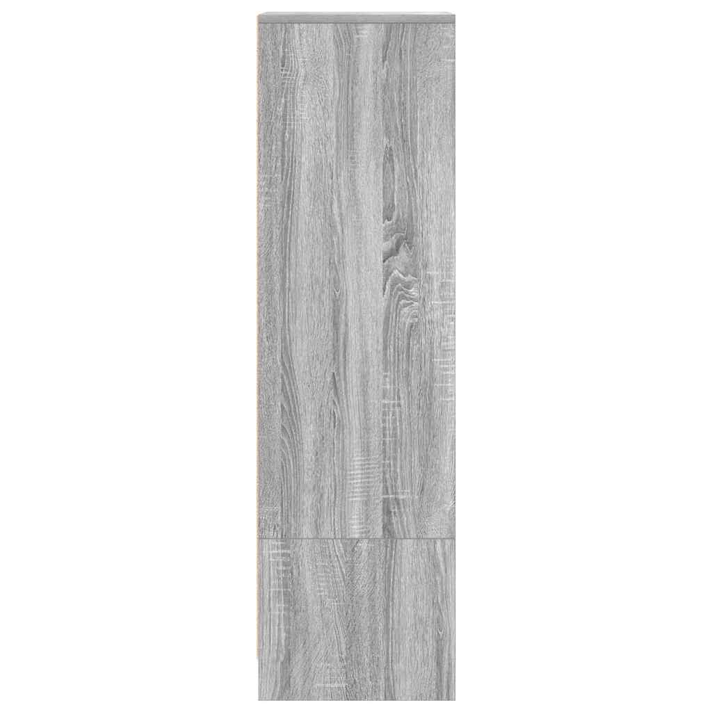 Dulapuri gri Sonoma 29,5x34x119,5 cm Lemn prelucrat GartenMobel Dekor