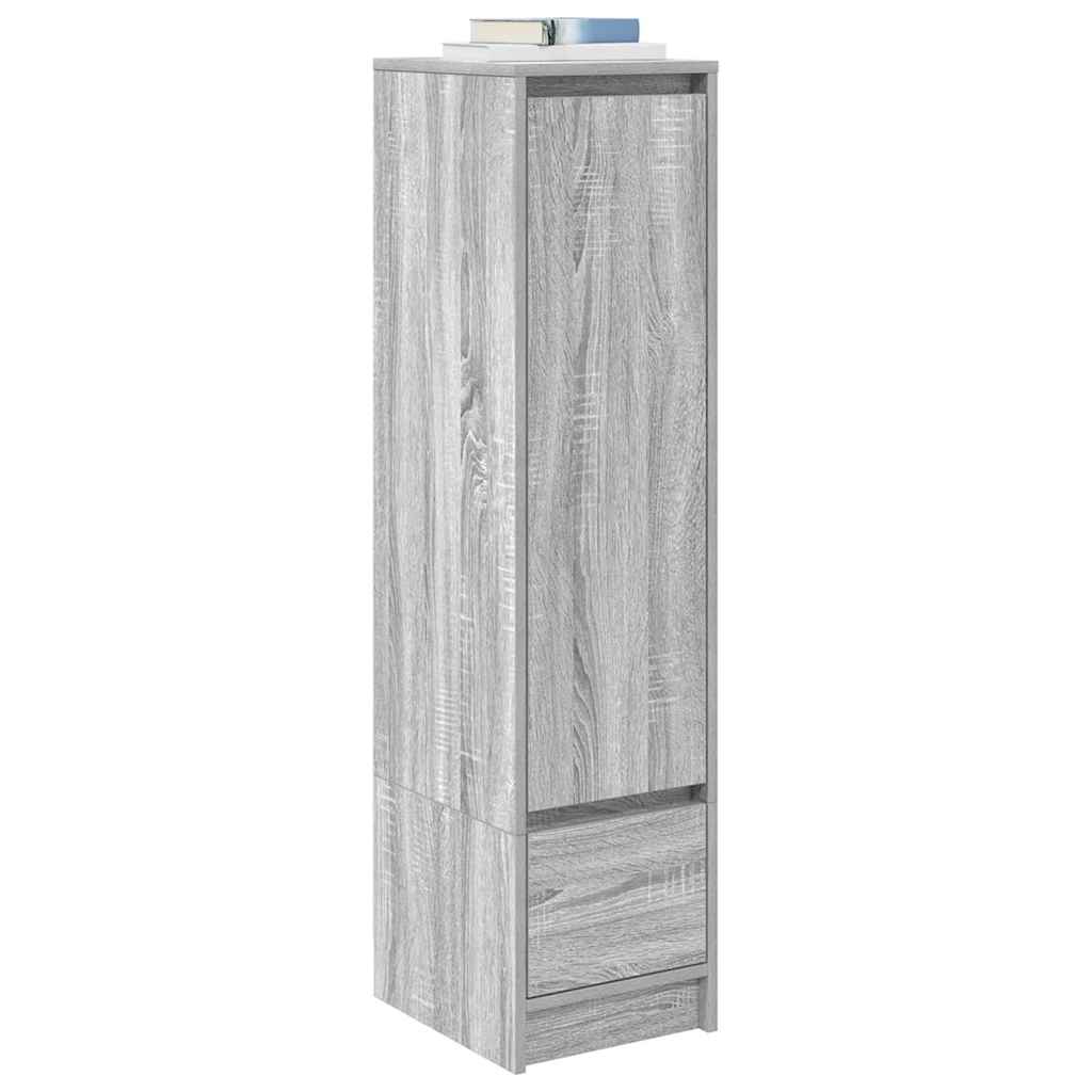 Dulapuri gri Sonoma 29,5x34x119,5 cm Lemn prelucrat GartenMobel Dekor