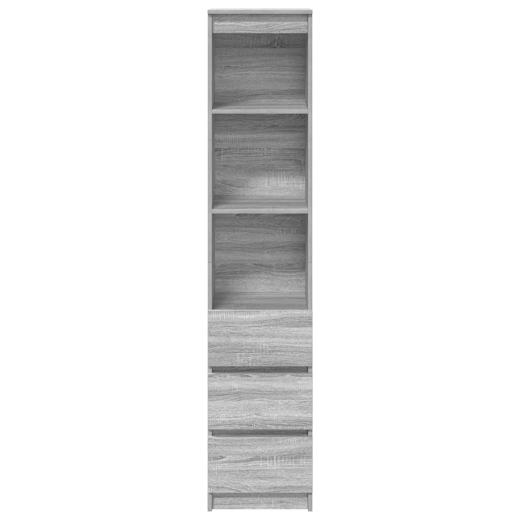 Dulapuri gri Sonoma 37,5x35x180 cm Lemn prelucrat GartenMobel Dekor