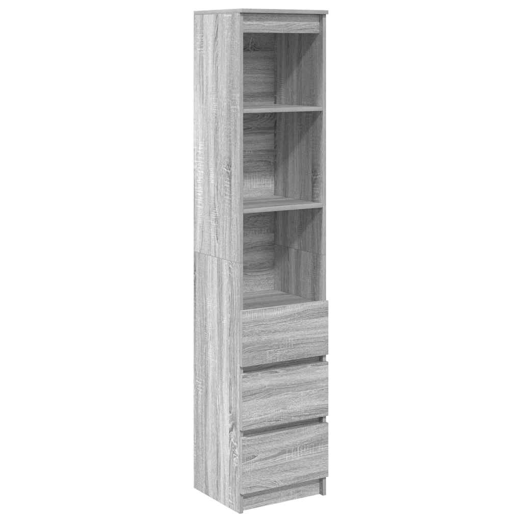 Dulapuri gri Sonoma 37,5x35x180 cm Lemn prelucrat GartenMobel Dekor