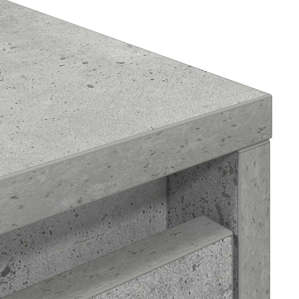 Dulapuri gri beton 29,5x34x119,5 cm Lemn prelucrat GartenMobel Dekor