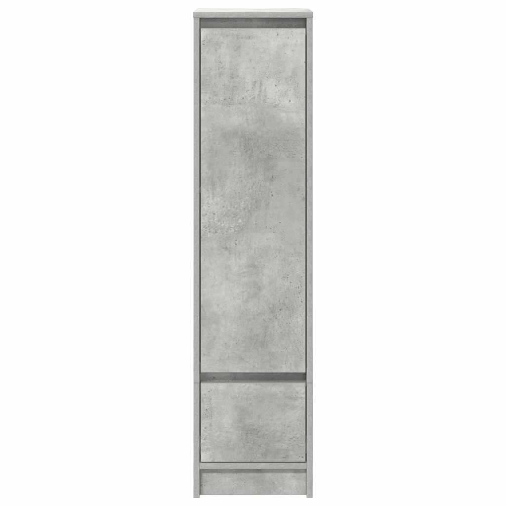 Dulapuri gri beton 29,5x34x119,5 cm Lemn prelucrat GartenMobel Dekor