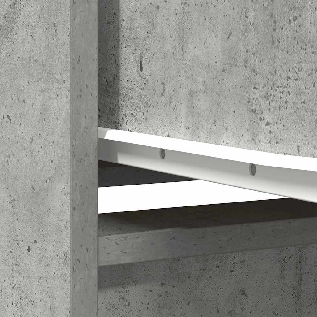 Dulapuri gri beton 29,5x34x119,5 cm Lemn prelucrat GartenMobel Dekor
