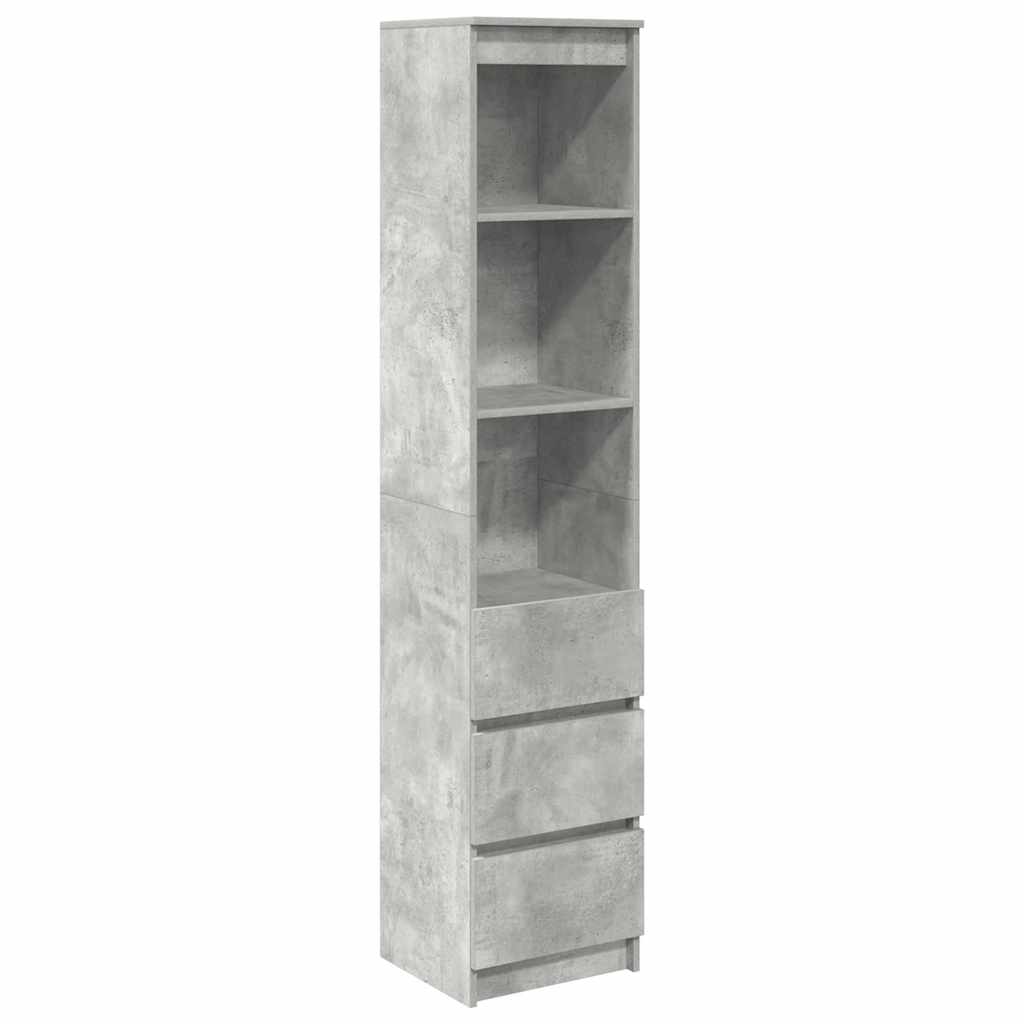 Tablou beton gri 37,5x35x180 cm Lemn prelucrat GartenMobel Dekor