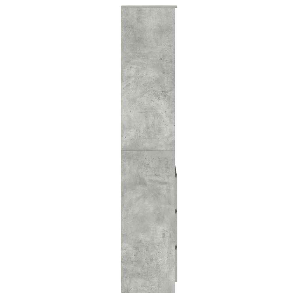Tablou beton gri 37,5x35x180 cm Lemn prelucrat GartenMobel Dekor