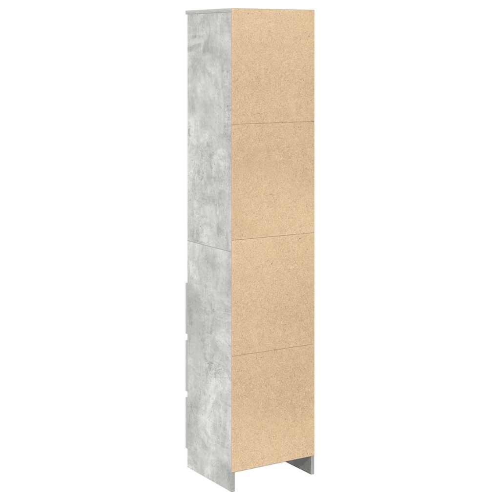Tablou beton gri 37,5x35x180 cm Lemn prelucrat GartenMobel Dekor