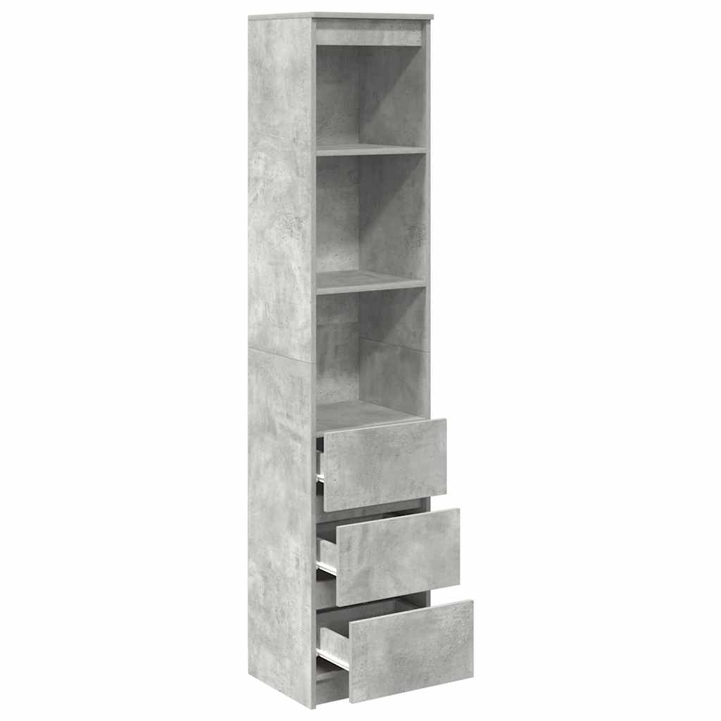 Tablou beton gri 37,5x35x180 cm Lemn prelucrat GartenMobel Dekor