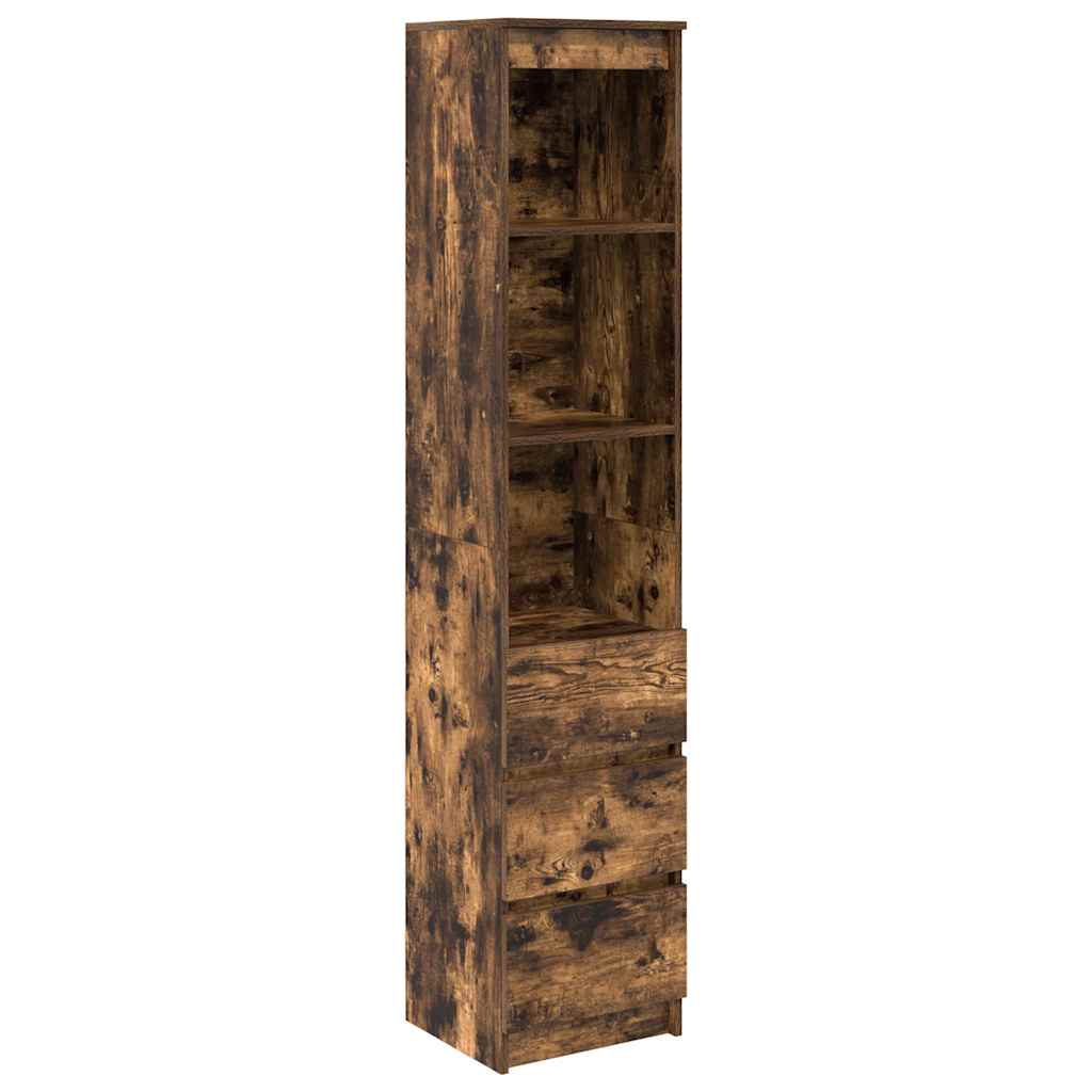 Tablou stejar afumat 37,5x35x180 cm Lemn prelucrat GartenMobel Dekor