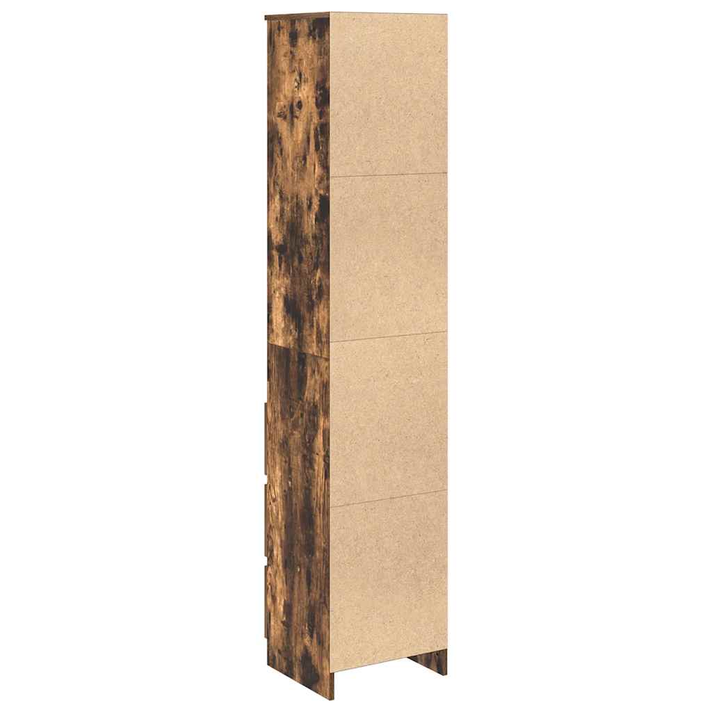 Tablou stejar afumat 37,5x35x180 cm Lemn prelucrat GartenMobel Dekor