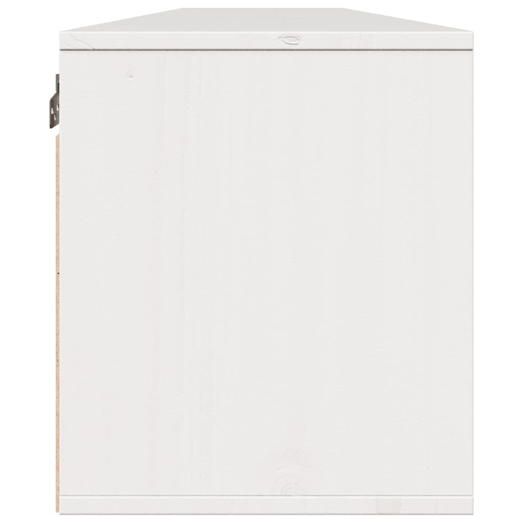 Dulapuri de perete 2 buc., alb, 100x30x35 cm, lemn masiv de pin GartenMobel Dekor