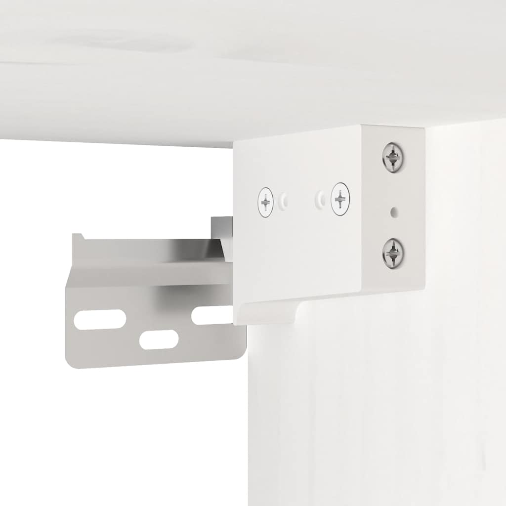 Dulapuri de perete 2 buc., alb, 100x30x35 cm, lemn masiv de pin GartenMobel Dekor