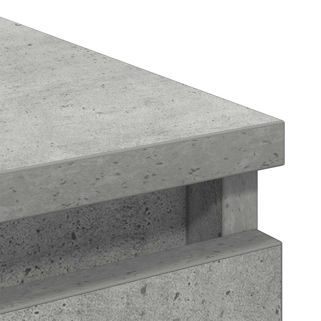 Bufetă Gri Beton 80x35x99 cm Lemn prelucrat GartenMobel Dekor
