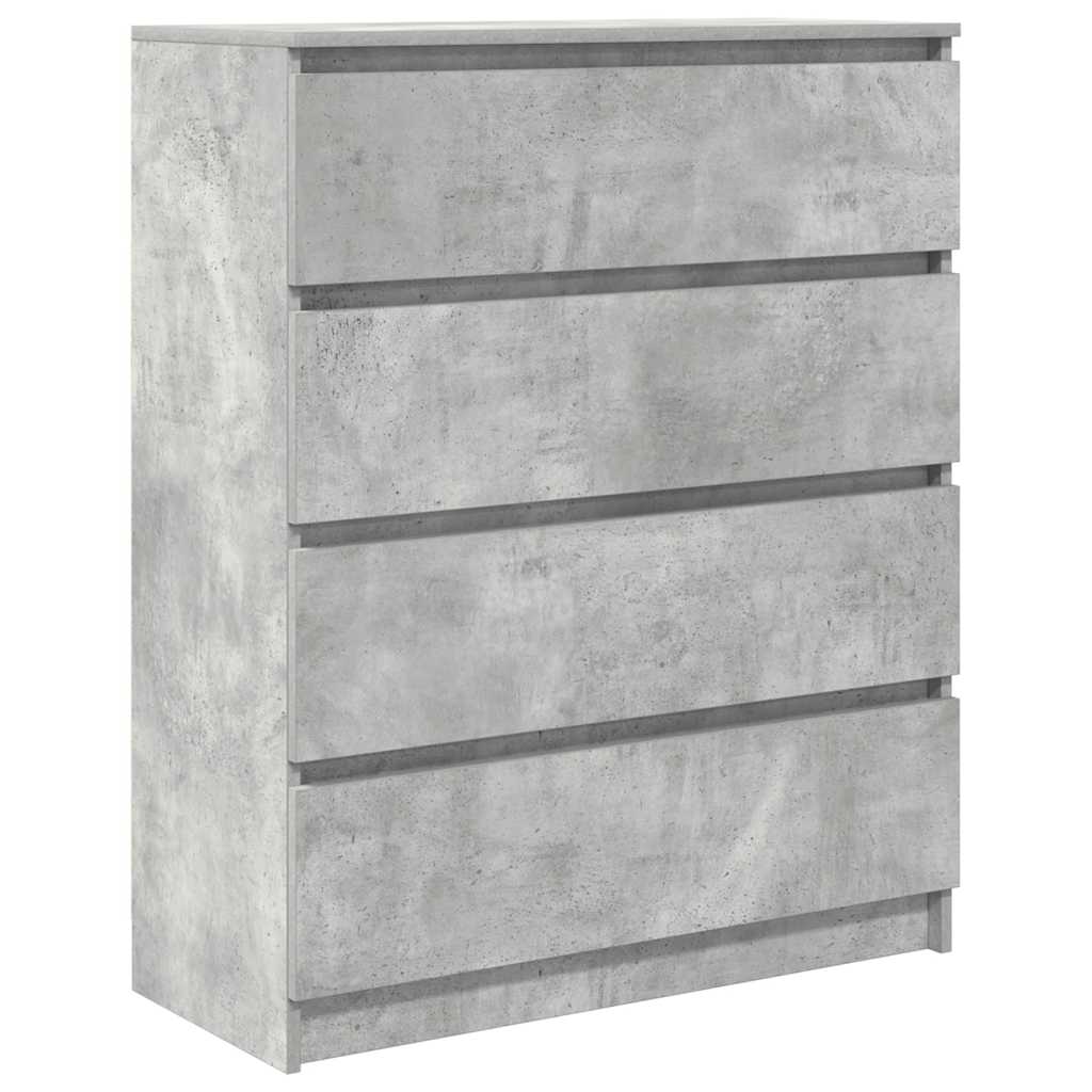 Bufetă Gri Beton 80x35x99 cm Lemn prelucrat GartenMobel Dekor
