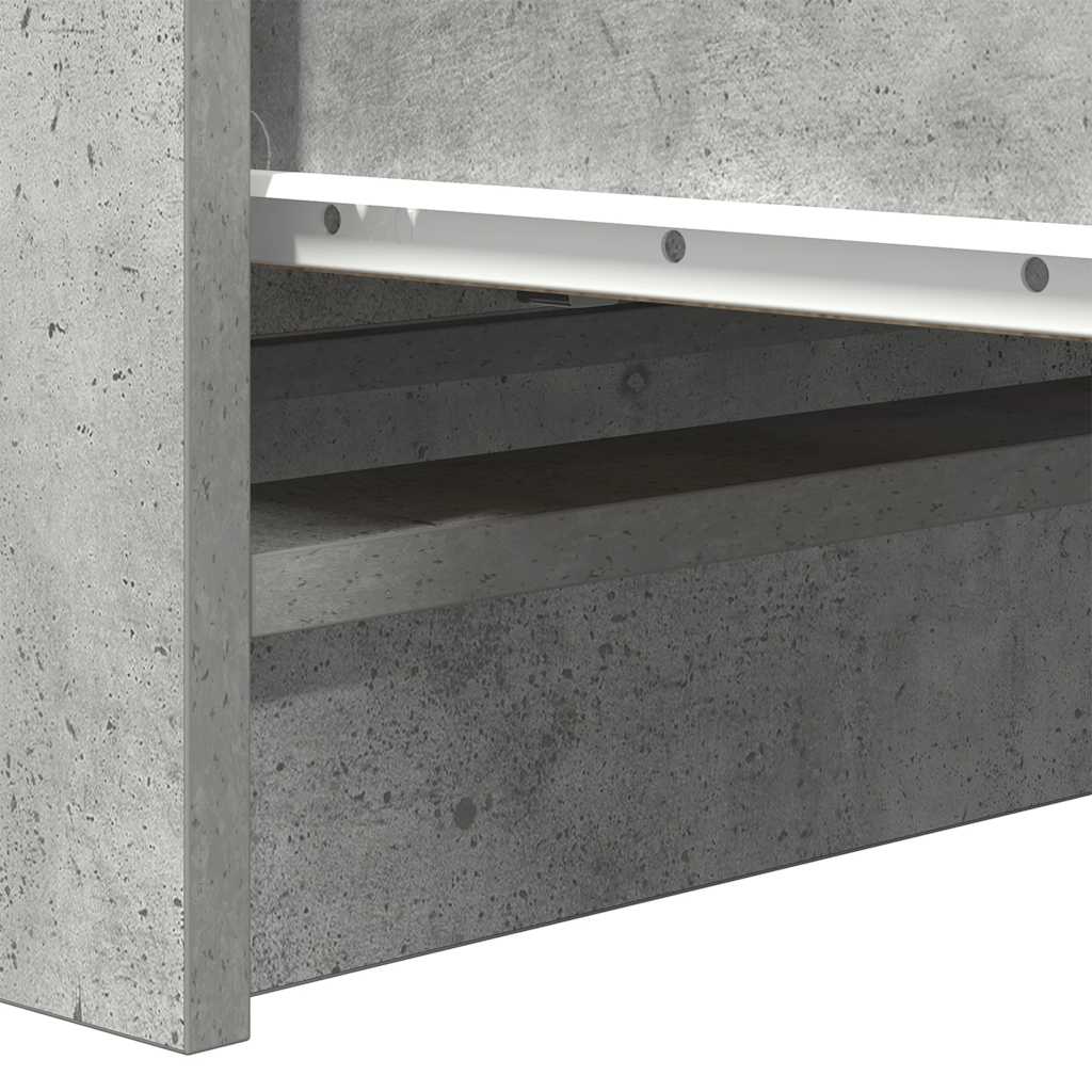 Bufetă Gri Beton 80x35x99 cm Lemn prelucrat GartenMobel Dekor