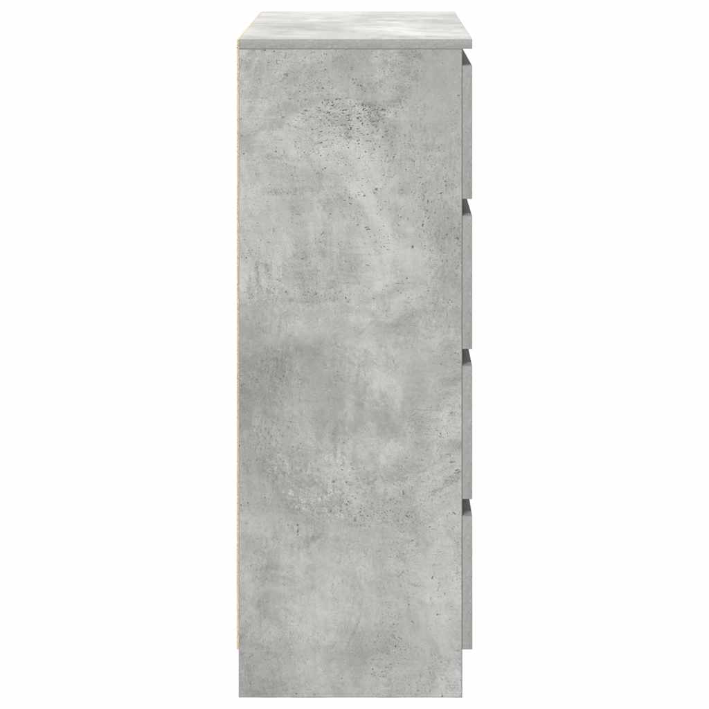 Bufetă Gri Beton 80x35x99 cm Lemn prelucrat GartenMobel Dekor