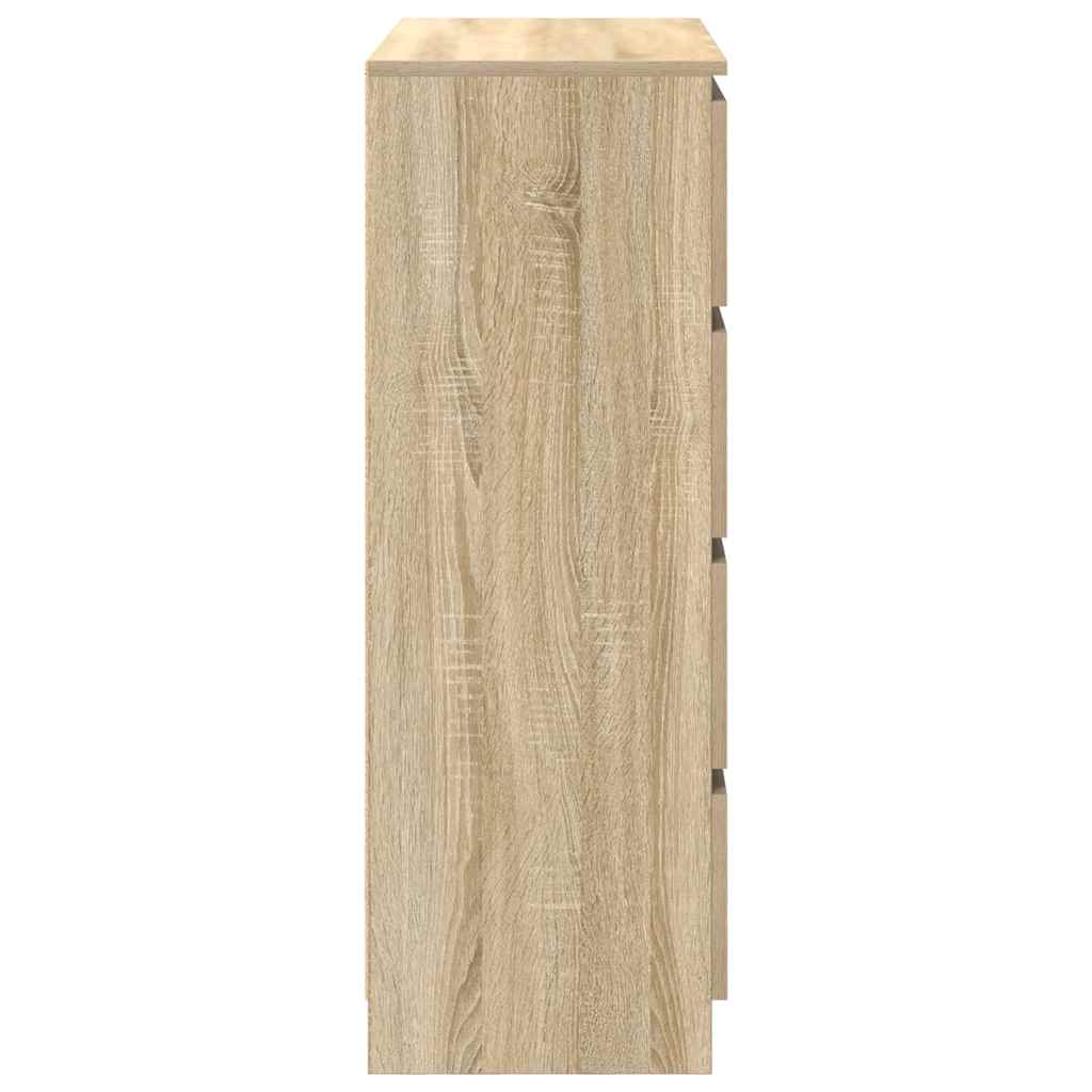 Bufetă Stejar Sonoma 80x35x99 cm Lemn prelucrat GartenMobel Dekor