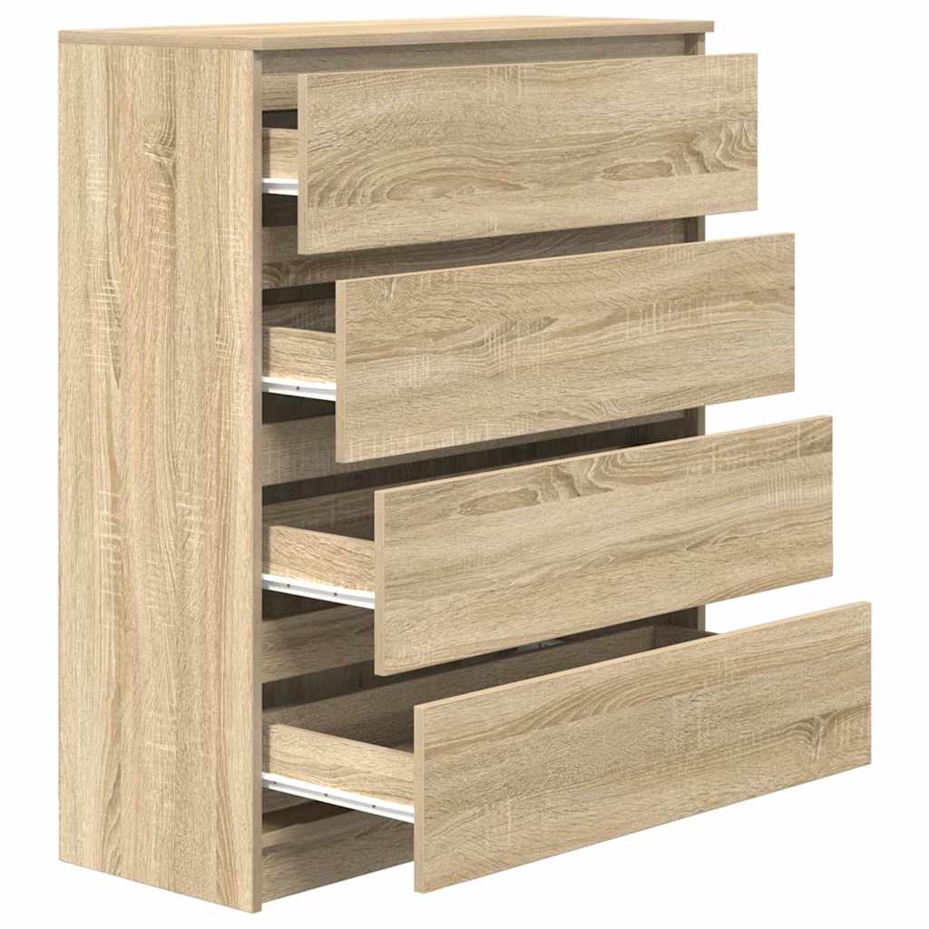 Bufetă Stejar Sonoma 80x35x99 cm Lemn prelucrat GartenMobel Dekor
