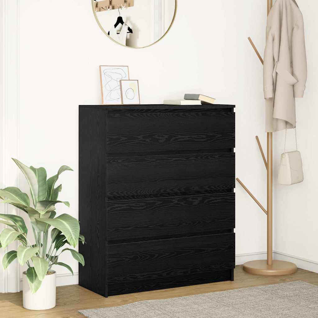 Bufetă Stejar negru 80x35x99 cm Lemn prelucrat GartenMobel Dekor