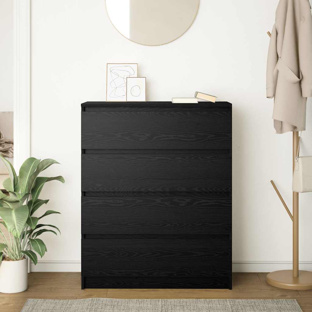 Bufetă Stejar negru 80x35x99 cm Lemn prelucrat GartenMobel Dekor