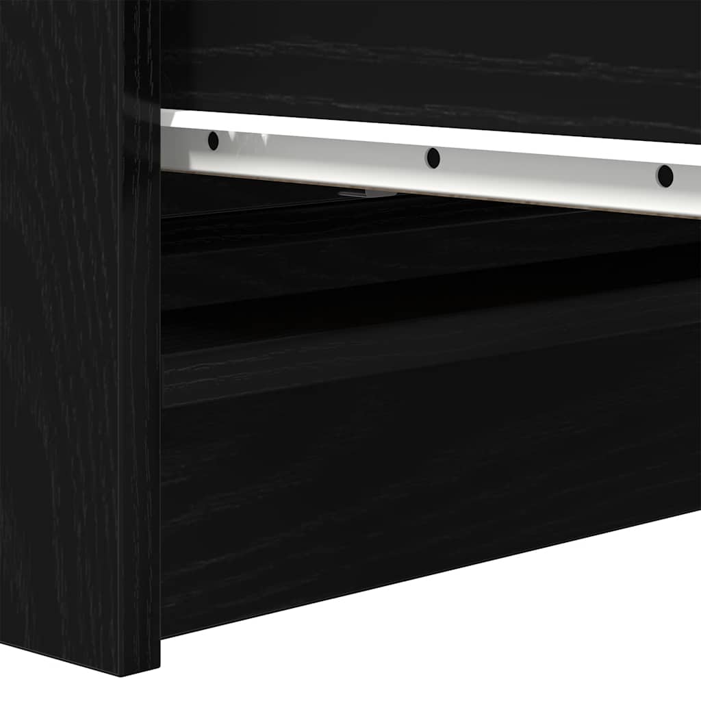 Bufetă Stejar negru 80x35x99 cm Lemn prelucrat GartenMobel Dekor