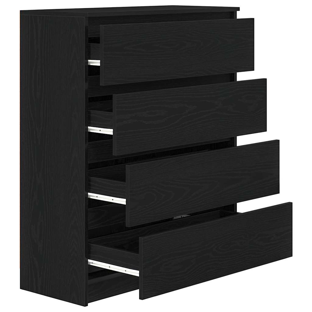 Bufetă Stejar negru 80x35x99 cm Lemn prelucrat GartenMobel Dekor