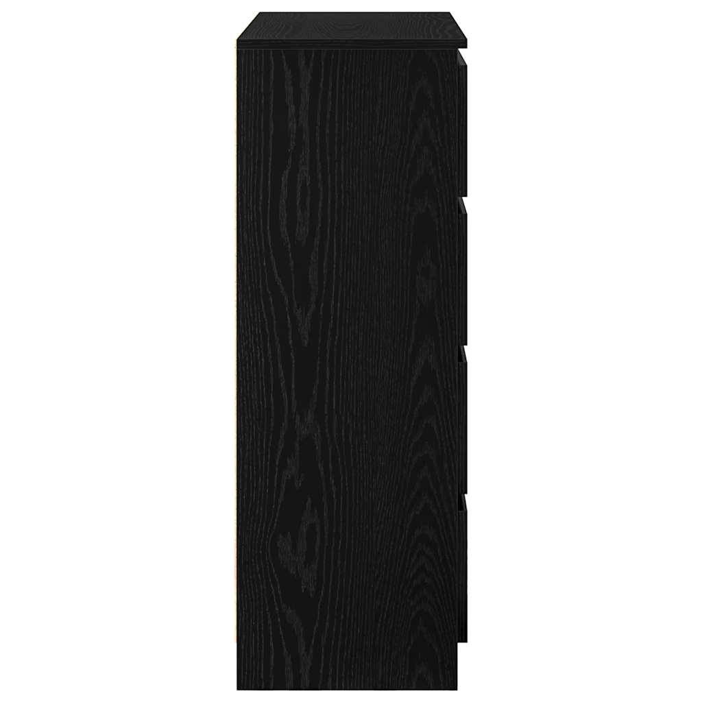 Bufetă Stejar negru 80x35x99 cm Lemn prelucrat GartenMobel Dekor