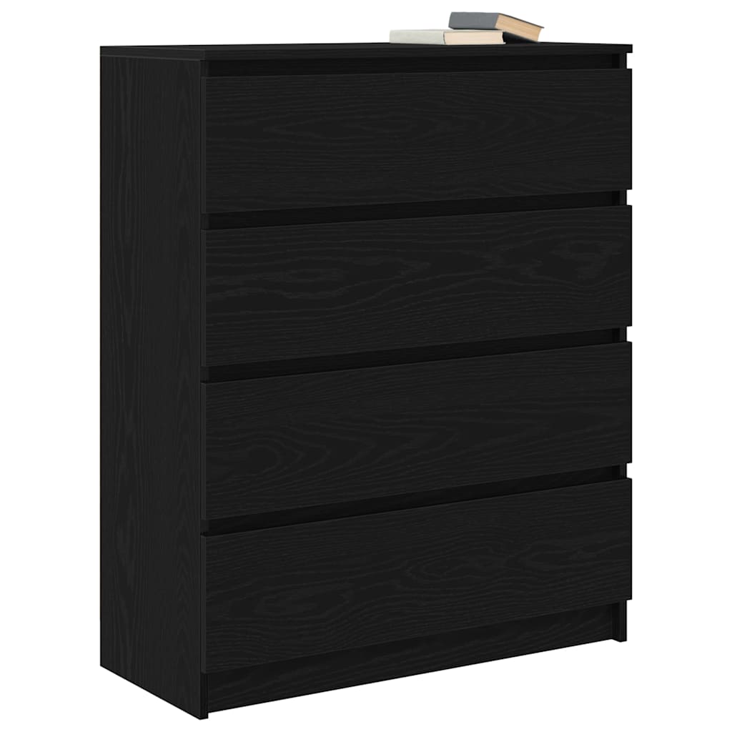 Bufetă Stejar negru 80x35x99 cm Lemn prelucrat GartenMobel Dekor