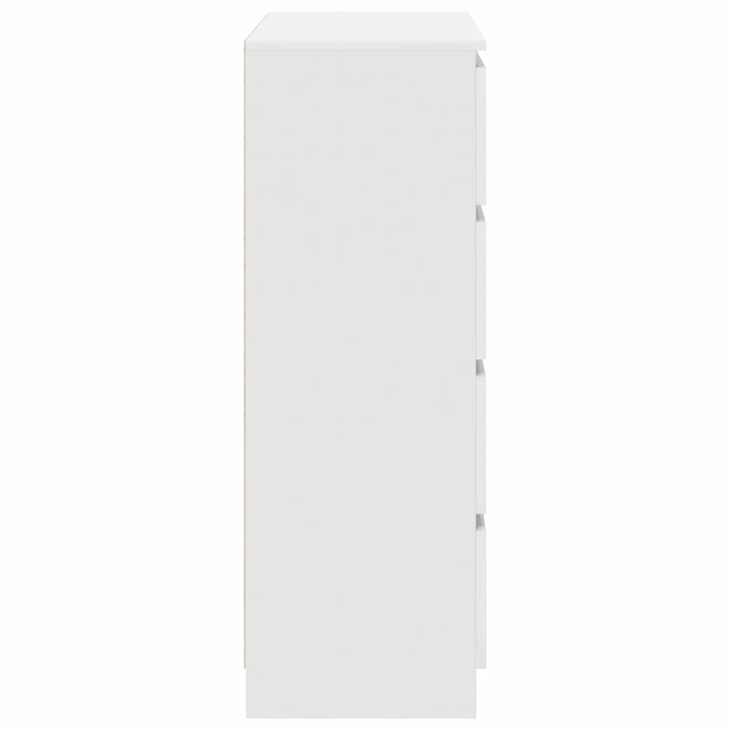 Bufetă albă 80x35x99 cm lemn prelucrat GartenMobel Dekor