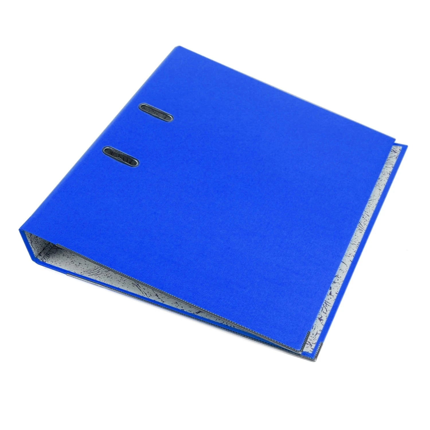 Biblioraft plastifiat, a4, latime cotor 5 cm, bordura metalica, diverse culori culoare albastru MultiMark GlobalProd