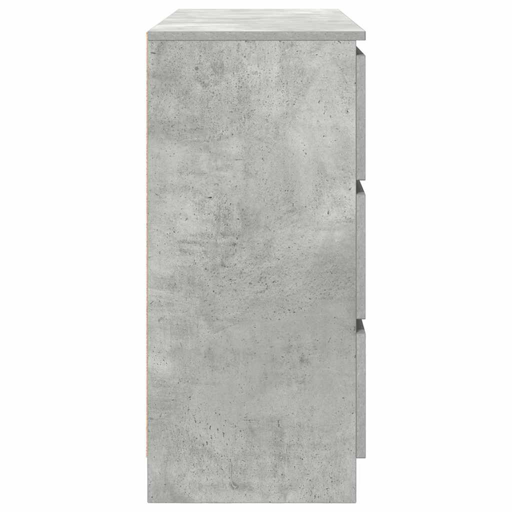 Bufetă Gri Beton 100x35x76 cm Lemn prelucrat GartenMobel Dekor