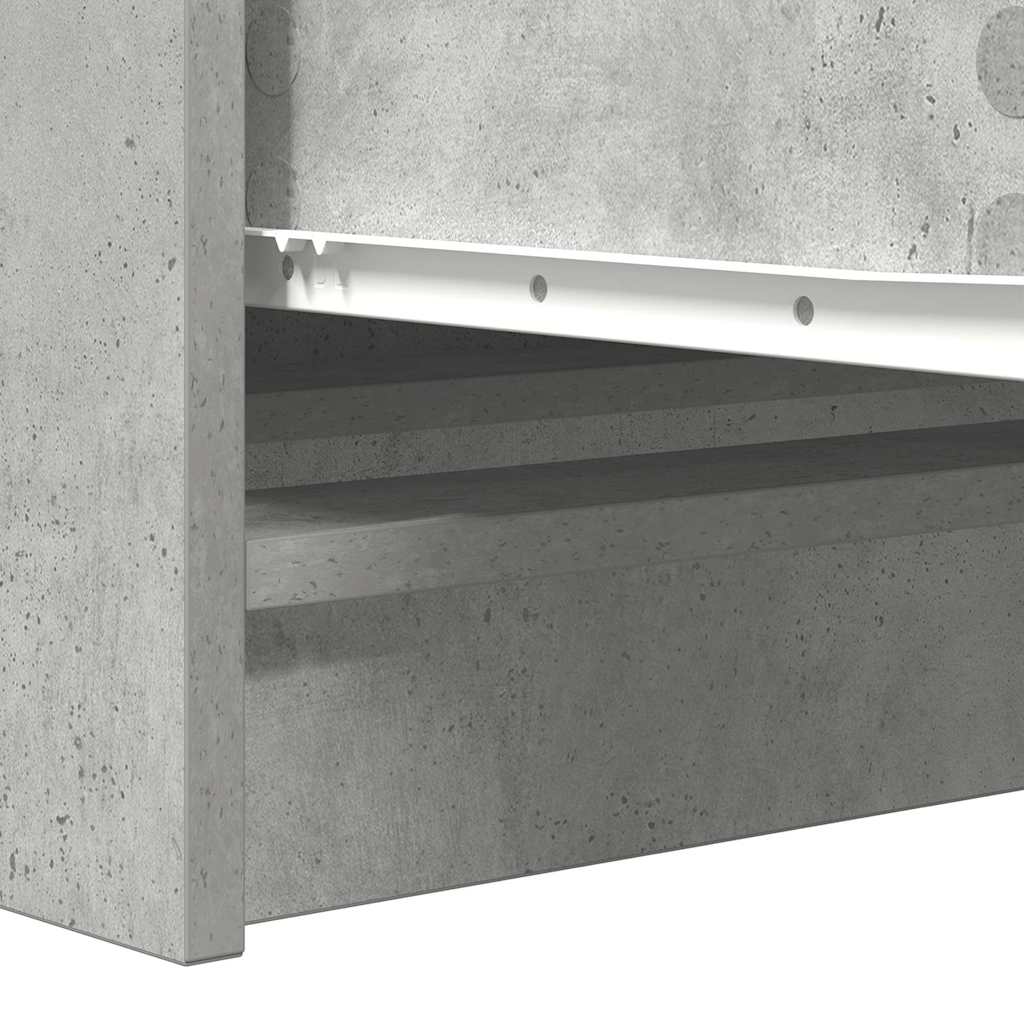 Bufetă Gri Beton 100x35x76 cm Lemn prelucrat GartenMobel Dekor