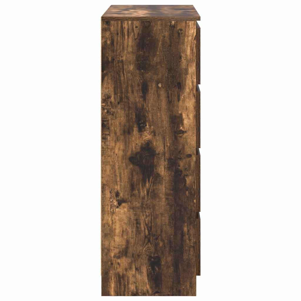 Bufetă Stejar afumat 80x35x99 cm Lemn prelucrat GartenMobel Dekor