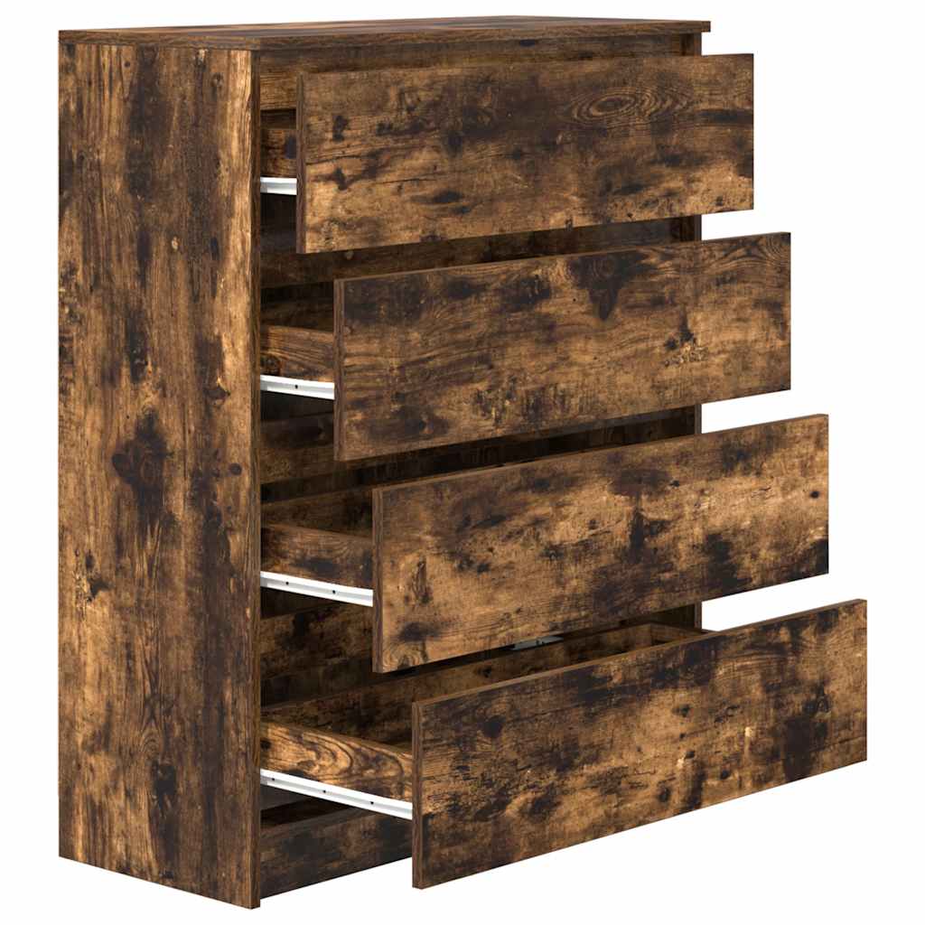 Bufetă Stejar afumat 80x35x99 cm Lemn prelucrat GartenMobel Dekor