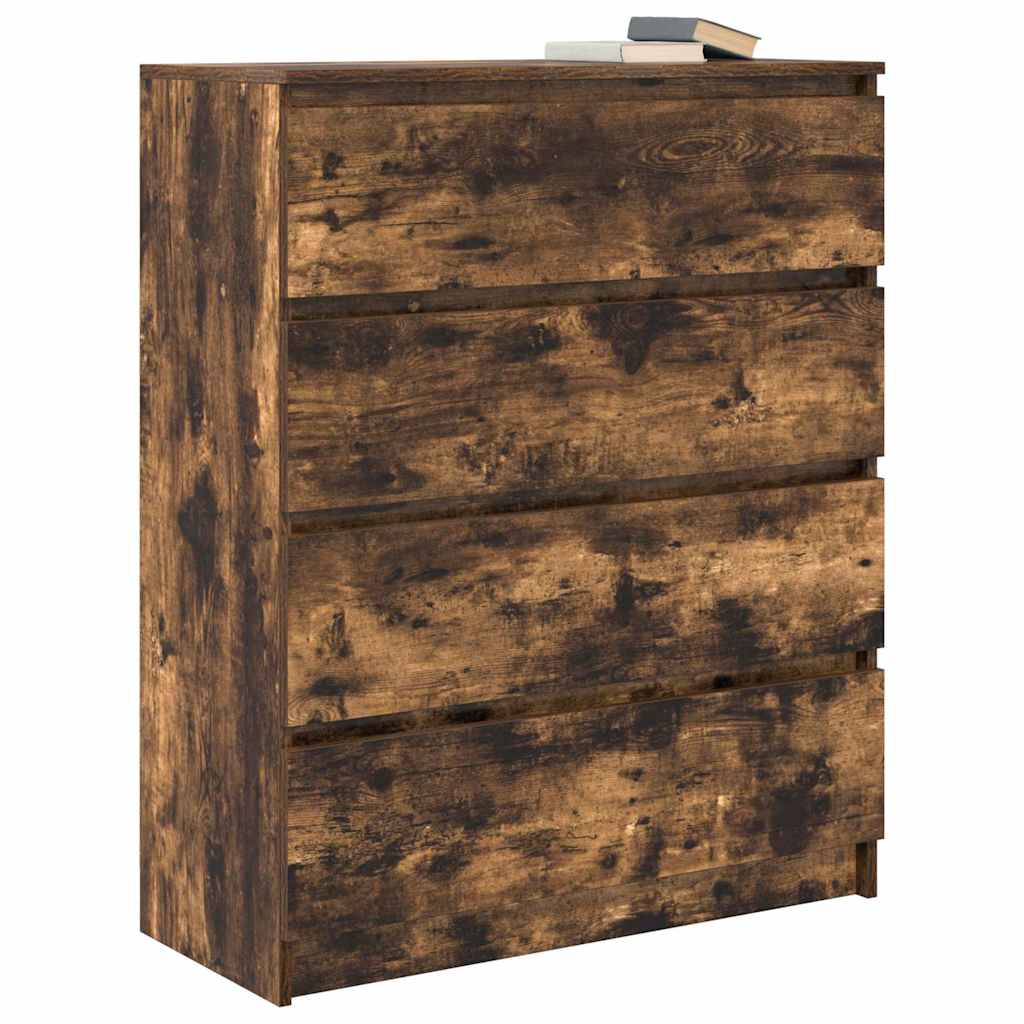 Bufetă Stejar afumat 80x35x99 cm Lemn prelucrat GartenMobel Dekor