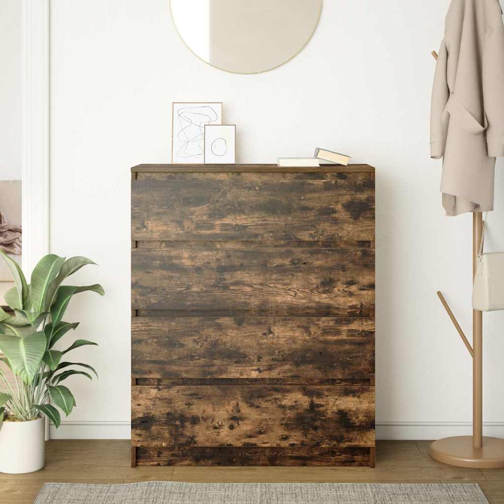 Bufetă Stejar afumat 80x35x99 cm Lemn prelucrat GartenMobel Dekor